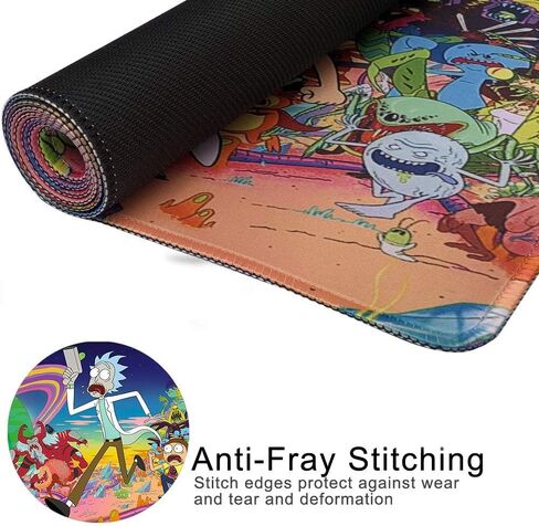 Large Gaming Mouse Pad 35.4x15.7 inches for Precise and Comfortable Gaming and Work - Non-Slip Base, Waterproof Surface, Durable Stitched Edges in Saudi Arabia