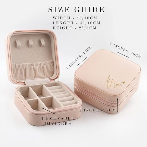 Mothers day gift jewelry box for mom mom gift gift for mom mom gift box jewelry box mom from daughter mom gift ideas mom gift from son (Black) in Saudi Arabia