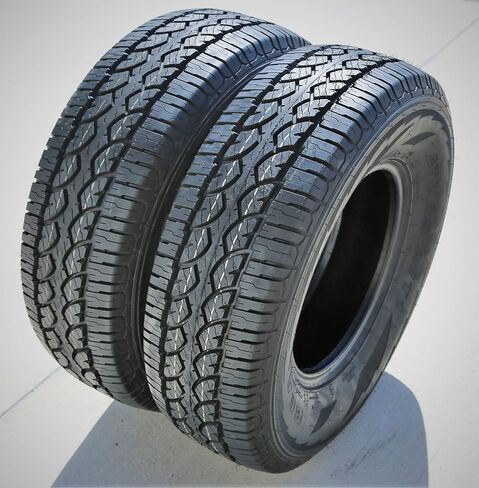 Bearway Atlas A/T1 A/T إطار شعاعي للشاحنة الخفيفة للطرق الوعرة مناسب لجميع التضاريس - LT265/75R16 265/75/16 265/75-16 123/120Q نطاق التحميل E LRE 10 طبقات BSW جدار جانبي أسود، 265/75R16 in Kuwait