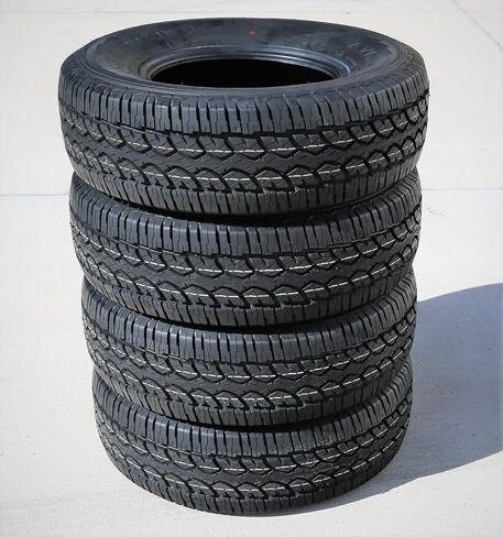 Bearway Atlas A/T1 A/T إطار شعاعي للشاحنة الخفيفة للطرق الوعرة مناسب لجميع التضاريس - LT265/75R16 265/75/16 265/75-16 123/120Q نطاق التحميل E LRE 10 طبقات BSW جدار جانبي أسود، 265/75R16 in Kuwait