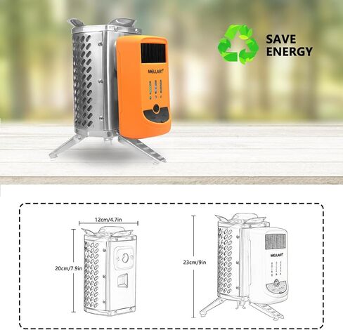 موقد خشبي صغير، موقد للتخييم، موقد محمول من الفولاذ المقاوم للصدأ، موقد متعدد الوظائف، موقد حرق الخشب. in Kuwait