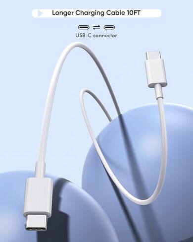 10FT for Apple iPhone 15 Fast Charging Cord,2Pack 20W Type C Charger Block Long 10Foot USB C to USB C Cable iPad Cord for iPhone 15/15 Plus/15 Pro/15 Pro Max,iPad Pro 12.9 inch/11 inch,iPad Air 5/4th in Kuwait