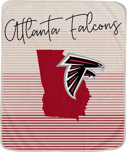 Officially Licensed NFL State Stripe Blanket, 60" x 70 in Saudi Arabia