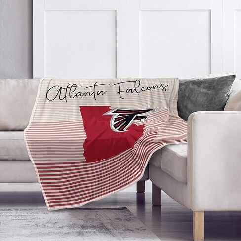 Officially Licensed NFL State Stripe Blanket, 60" x 70 in Saudi Arabia