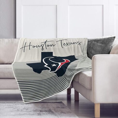 Officially Licensed NFL State Stripe Blanket, 60" x 70 in Saudi Arabia