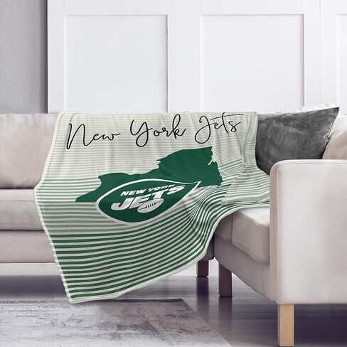 Officially Licensed NFL State Stripe Blanket, 60" x 70 in Saudi Arabia