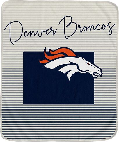 Officially Licensed NFL State Stripe Blanket, 60" x 70 in Saudi Arabia