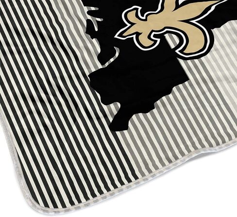 Officially Licensed NFL State Stripe Blanket, 60" x 70 in Saudi Arabia