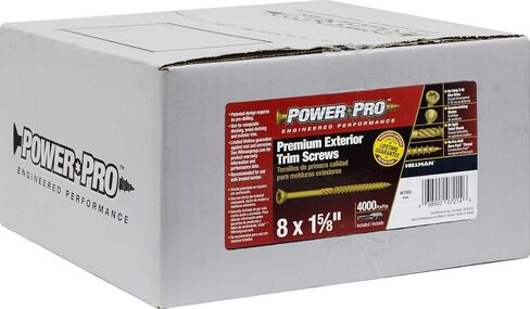 48630 Trim Screws, #8 x 1-5/8", All Purpose Wood, Deck, Composite, and Exterior Trim Screws, Rust Resistant, Bronze, 1lb Box, 208 pcs in Saudi Arabia