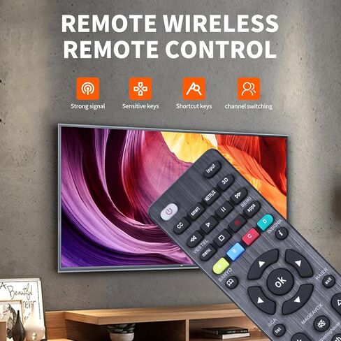 【Pack of 2】 Universal TV Remote Repacement Control for LG,Samsung, TCL, Philips, Vizio, Sharp, Sony, Panasonic, Sanyo, Insignia, Toshiba and Other Brands LCD LED 3D HDTV Smart TV (RC-G006) in Saudi Arabia