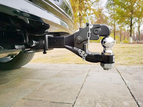 TOPTOW 64186 Pintle Hitch، خطاف ومجموعة كرة مقطورة 2 بوصة، 16,000 رطل (8T)... in Kuwait