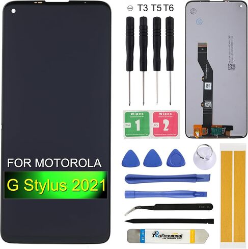 ل Moto G Stylus 2021 قطع غيار للشاشة XT2115 XT2115-1 XT2115DL 6.8 ''شاشة الكريستال السائل مجموعة رقمنة اللمس مع أدوات in Saudi Arabia