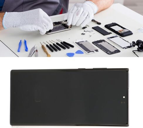 استبدال الشاشة لجهاز Galaxy Note 10 Plus، استبدال الشاشة مع أدوات إصلاح الإطار، مجموعة محول الأرقام للشاشة، طقم إصلاح شاشة الهاتف المحمول in Saudi Arabia