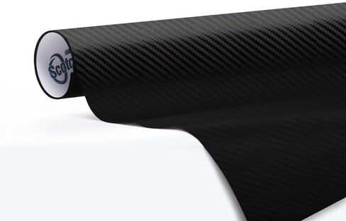 3M Scotchprint Series 1080 ألياف الكربون الأسود الفينيل التفاف السيارة ورقة الفيلم - 3M1080-1ft x 1ft (sq/ft) (12in x 12in) in Kuwait