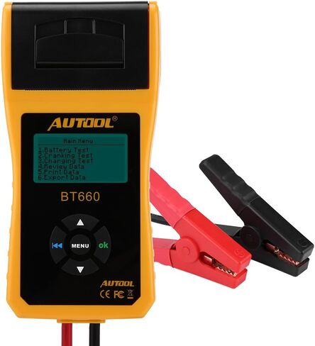 12V Car Conductance Battery Tester,Auto Battery Analyzer with Built-in Printer for Truck Marine Motorcycle SUV Boat in Saudi Arabia
