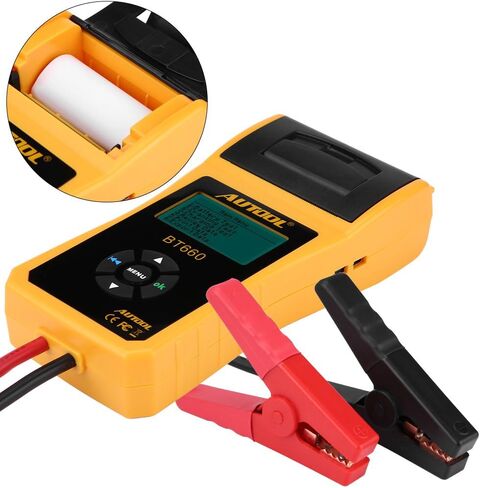 12V Car Conductance Battery Tester,Auto Battery Analyzer with Built-in Printer for Truck Marine Motorcycle SUV Boat in Saudi Arabia
