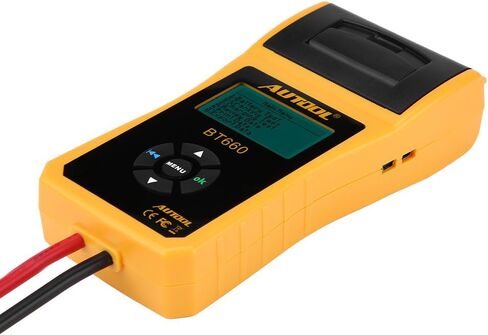 12V Car Conductance Battery Tester,Auto Battery Analyzer with Built-in Printer for Truck Marine Motorcycle SUV Boat in Saudi Arabia