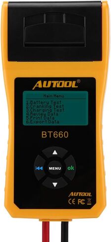12V Car Conductance Battery Tester,Auto Battery Analyzer with Built-in Printer for Truck Marine Motorcycle SUV Boat in Saudi Arabia