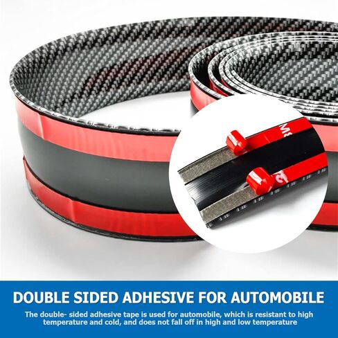 واقي عتبة باب السيارة، واقيات دخول حافة السيارة، ملصق شريط غطاء الخدش، مصد السيارة من ألياف الكربون، شريط حماية تلقائي ضد الاصطدام يناسب معظم السيارات (3.93 بوصة × 39.37 بوصة) in Kuwait