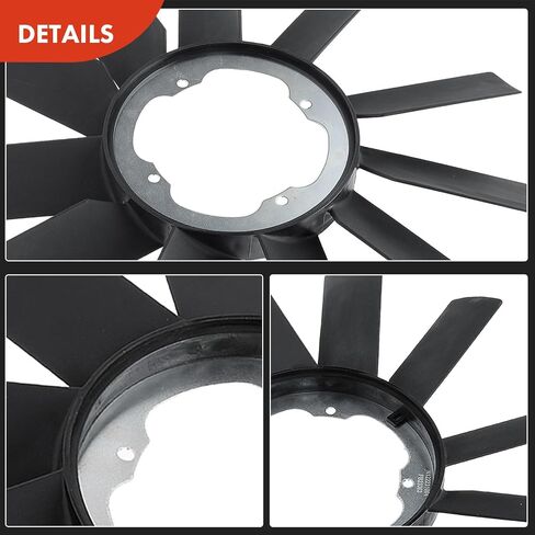 A-Premium Engine Radiator Cooling Fan Blade Compatible with BMW 325 1988, 318i 1992-1998, 318is 1992-1997, 318ti 1995-1999, 325i 1988-1993, 325is, 325iX, 525i, 528e, 535i, 535is, 635CSi, M5, M6, Z3 in Saudi Arabia
