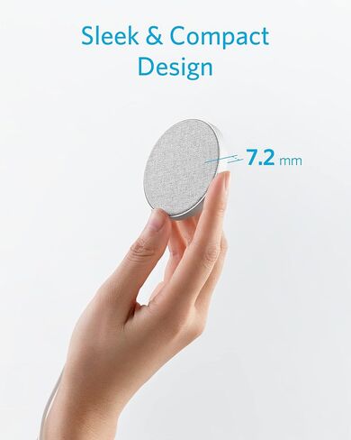 لوحة شحن لاسلكية مغناطيسية من Anker بتصميم أنيق، PowerWave Select+ لوحة مغناطيسية، كابل شحن مدمج بطول 5 أقدام، 7.5 وات متوافق فقط مع iPhone 12 (بدون محول تيار متردد) in Kuwait