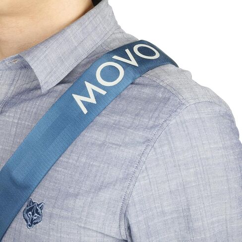 حزام كاميرا Movo NS-200 مصنوع من النايلون مع حزام كتف جل لكاميرات DSLR والمناظير in Kuwait