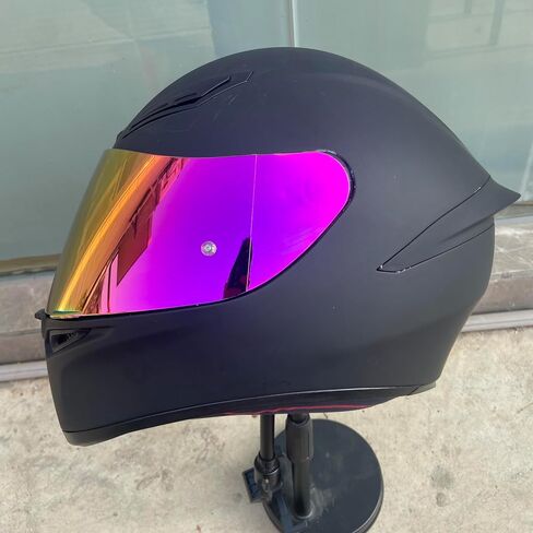 K1 Face Shield محمي من الأشعة فوق البنفسجية لـ AGV K1، K1S، K3SV، K5، K5S خوذة درع الزجاج الأمامي (Revo Pink Gold-day فقط) in Saudi Arabia