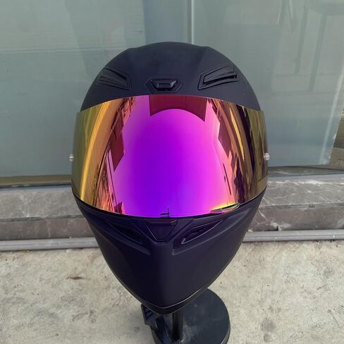 K1 Face Shield محمي من الأشعة فوق البنفسجية لـ AGV K1، K1S، K3SV، K5، K5S خوذة درع الزجاج الأمامي (Revo Pink Gold-day فقط) in Saudi Arabia