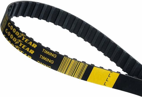 Goodyear 124L075 Trapezoidal Timing Belt: L Profile, 12.4 in Pitch Length, 0.75 in Width, 33 Teeth, 0.375 in Pitch in Saudi Arabia
