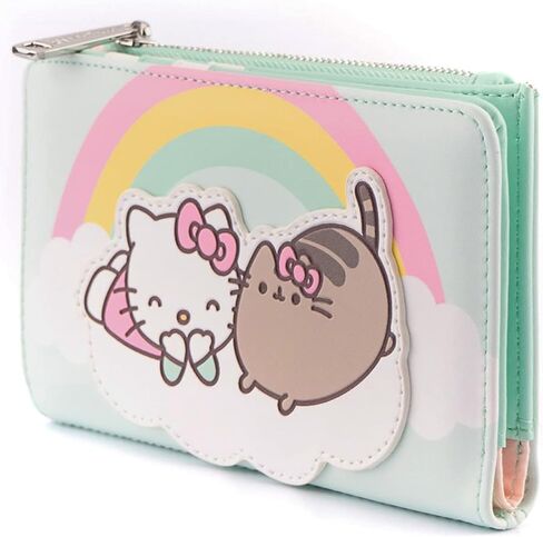 محفظة Loungefly X Pusheen Hello Kitty Cloud Loungeing Flap - محافظ عصرية لطيفة من Kawaii in Saudi Arabia