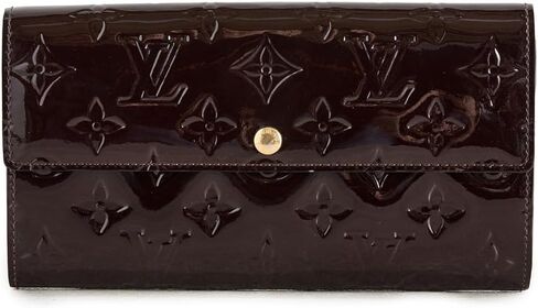 Louis Vuitton Women's Pre-Loved Louis Vuitton Vernis Monogram Sarah Wallet, Red, One Size in Kuwait