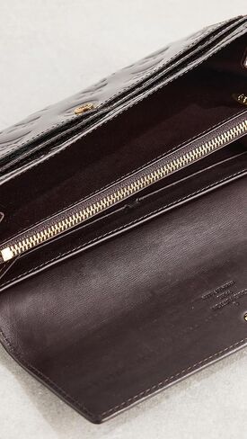 Louis Vuitton Women's Pre-Loved Louis Vuitton Vernis Monogram Sarah Wallet, Red, One Size in Kuwait