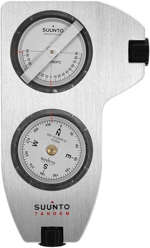 SUUNTO Tandem 360PC/360R G Compass/Clinometer: 2-in-1 Precision Compass and Clinometer for Professionals,white in Kuwait