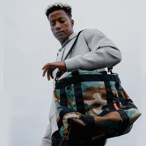 Rough Enough Large Tote Bag for Women Work Tote Bag for Men Preppy Teens with Zipper Outdoor School Causal Green Camo Military Army Cordura Canvas in Saudi Arabia