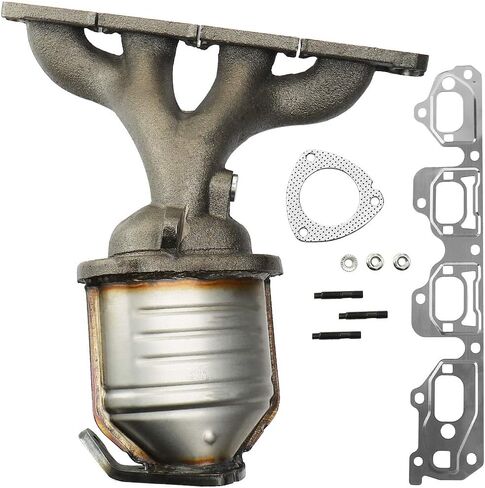 MAYASAF Catalytic Converter w/Exhaust Manifold & Gasket for 2004-08 Chevy Malibu 2.2L/2.4L, 2006-08 Pontiac G6 2.4L, 2007-08 Saturn Aura 2.4L (EPA Compliant) in Saudi Arabia