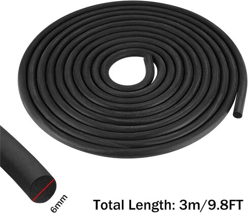 قضيب داعم رغوي 1/3 بوصة، 9.8 قدم EPDM شريط أنابيب إسفنجية صلبة بخلية مغلقة، موفر السد المطاطي لتجريد نافذة الباب من الطقس والفجوات وحشو وصلة توسيع الخرسانة in Kuwait
