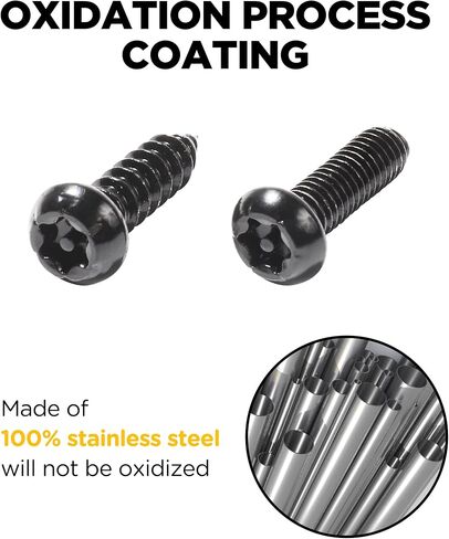 مجموعات براغي لوحة الترخيص المضادة للسرقة، مشابك براغي أمان مقاومة للصدأ من الفولاذ المقاوم للصدأ، براغي لوحة الترخيص، براغي M6 (1/4 بوصة) مقاومة للعبث، صامولة التثبيت، غطاء أغطية لتركيب حامل الإطار in Kuwait