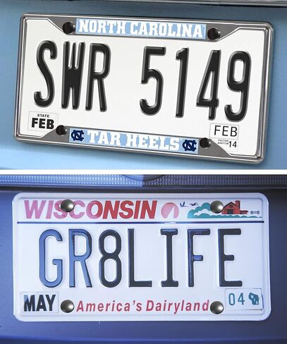 مجموعات براغي لوحة الترخيص المضادة للسرقة، مشابك براغي أمان مقاومة للصدأ من الفولاذ المقاوم للصدأ، براغي لوحة الترخيص، براغي M6 (1/4 بوصة) مقاومة للعبث، صامولة التثبيت، غطاء أغطية لتركيب حامل الإطار in Kuwait