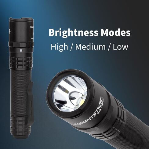 Nightstick USB-558XL USB-C مصباح يدوي تكتيكي قابل لإعادة الشحن، أسود in Saudi Arabia