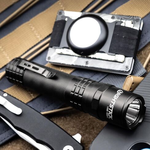 Nightstick USB-558XL USB-C مصباح يدوي تكتيكي قابل لإعادة الشحن، أسود in Saudi Arabia