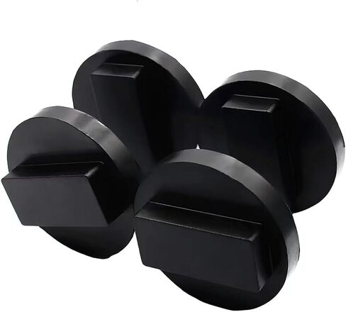 4 عبوات، وسائد جاك سوداء مناسبة لسيارة B.M.W، وسادة جاك مربعة من البولي يوريثين لحماية إطار السكك الحديدية in Kuwait