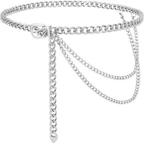 Fashion Multilayer Chain Belts Adjustable Metal Body Waist Link Belts in Saudi Arabia
