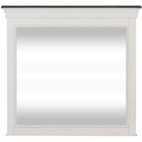 Liberty Furniture Industries Allyson Park Crown Mirror, W45 x D3 x H42, White in Saudi Arabia