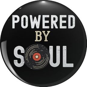 Powered By Soul Pin Lapel Pin Cute Brooch Pins Badges 0.75" in Kuwait