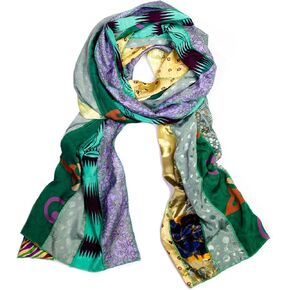 The Medley Sari Silk Scarf in Kuwait