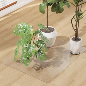 Floor Mat for Home, 24"x 36" Upgraded Clear Area Rug, Non-Slip Entryway Rug, PVC Waterproof Desk Cover Protector Refrigerator Mat, Plastic Desk Pad Mat in Saudi Arabia
