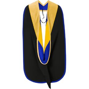 GraduationMall Graduation Doctoral Hood for Science and Mathematic PhD Degree Deluxe Doctorate Academic Hood With Gold Piping in Saudi Arabia