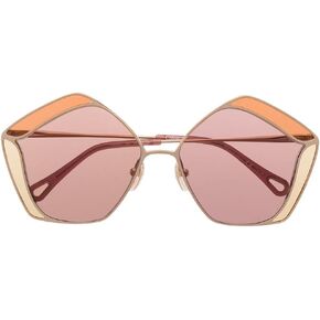 Sunglasses Chloé CH 0026 S- 004 Gold/Red in Saudi Arabia