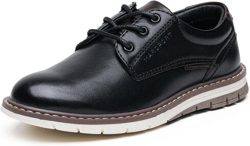 Marcport Boys Casual Oxford Shoes Lace-Up Comfort Dress Shoes in Saudi Arabia