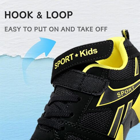 WYGRQBN Boys Girls Tennis Shoes Kids' Non-Slip Sneakers Fashion Running Athletic Shoes Lightweight Breathable for Toddler/Little Kid/Big Kid in Saudi Arabia